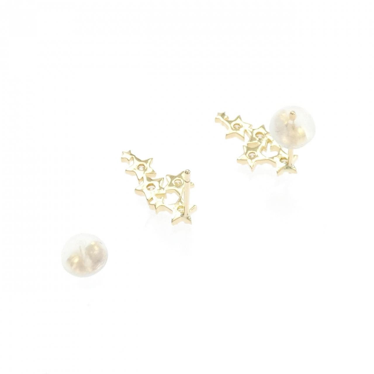 【リメイク】K18YG スター ダイヤモンド ピアス 0.20CT