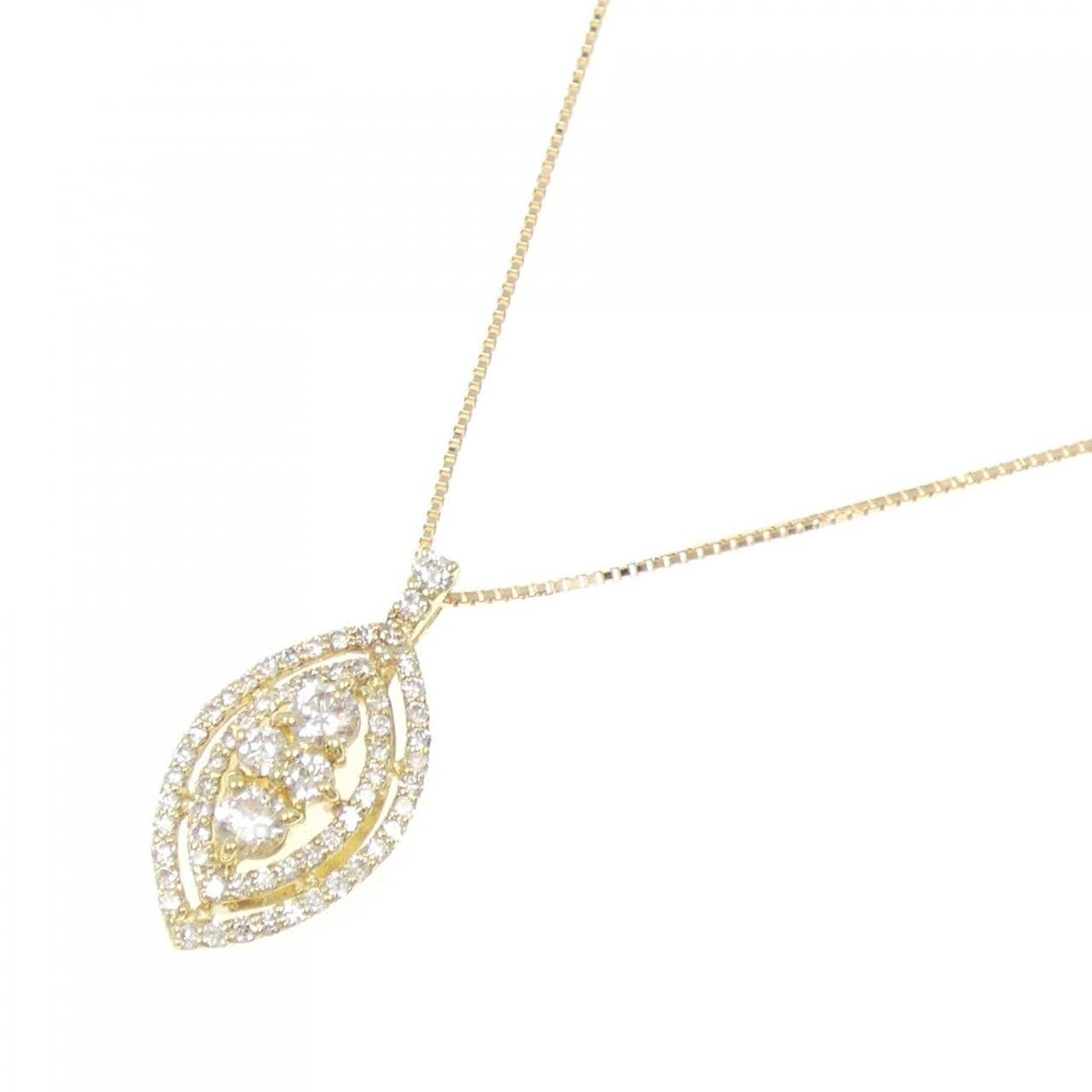 K18YG ダイヤモンド ネックレス 0.60CT