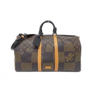 ルイヴィトン ダミエ ジャイアント(LVスクエアード) キーポル バンドリエール 50cm N40360 ボストンバッグ