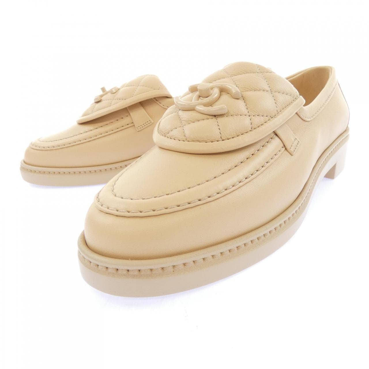 シャネル CHANEL ターンロック モカシン G45474B15482 シューズ