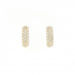 K18YG ダイヤモンド ピアス 0.80CT