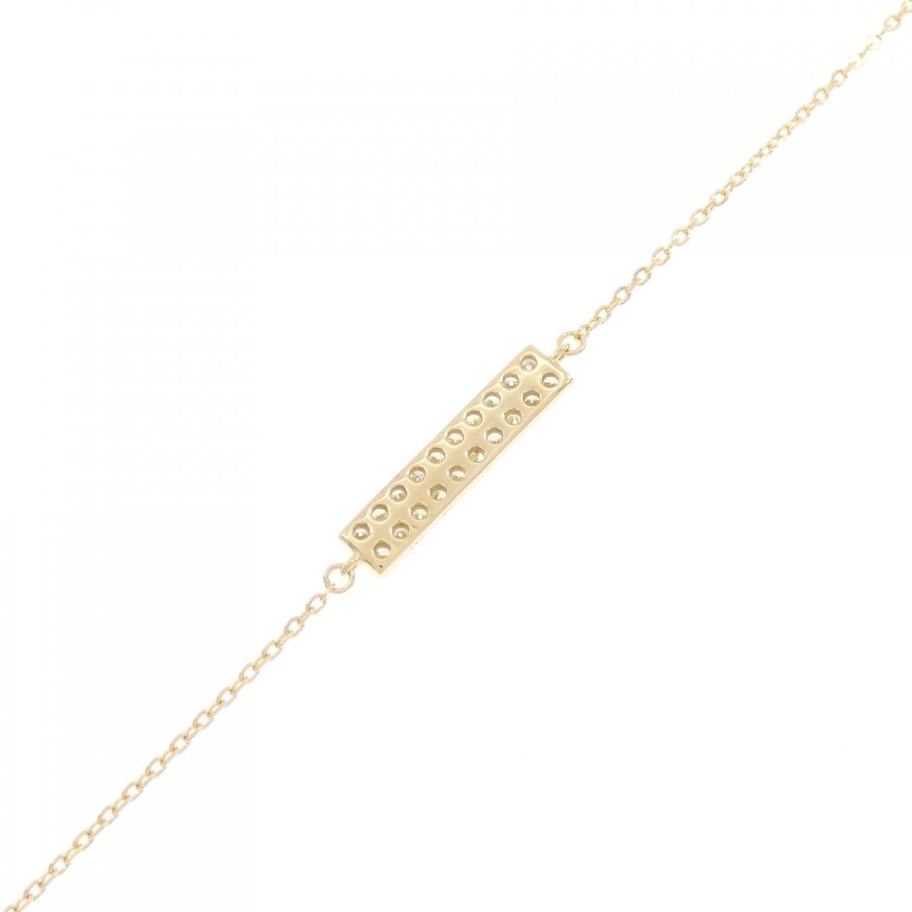 K18YG ダイヤモンド ブレスレット 0.28CT