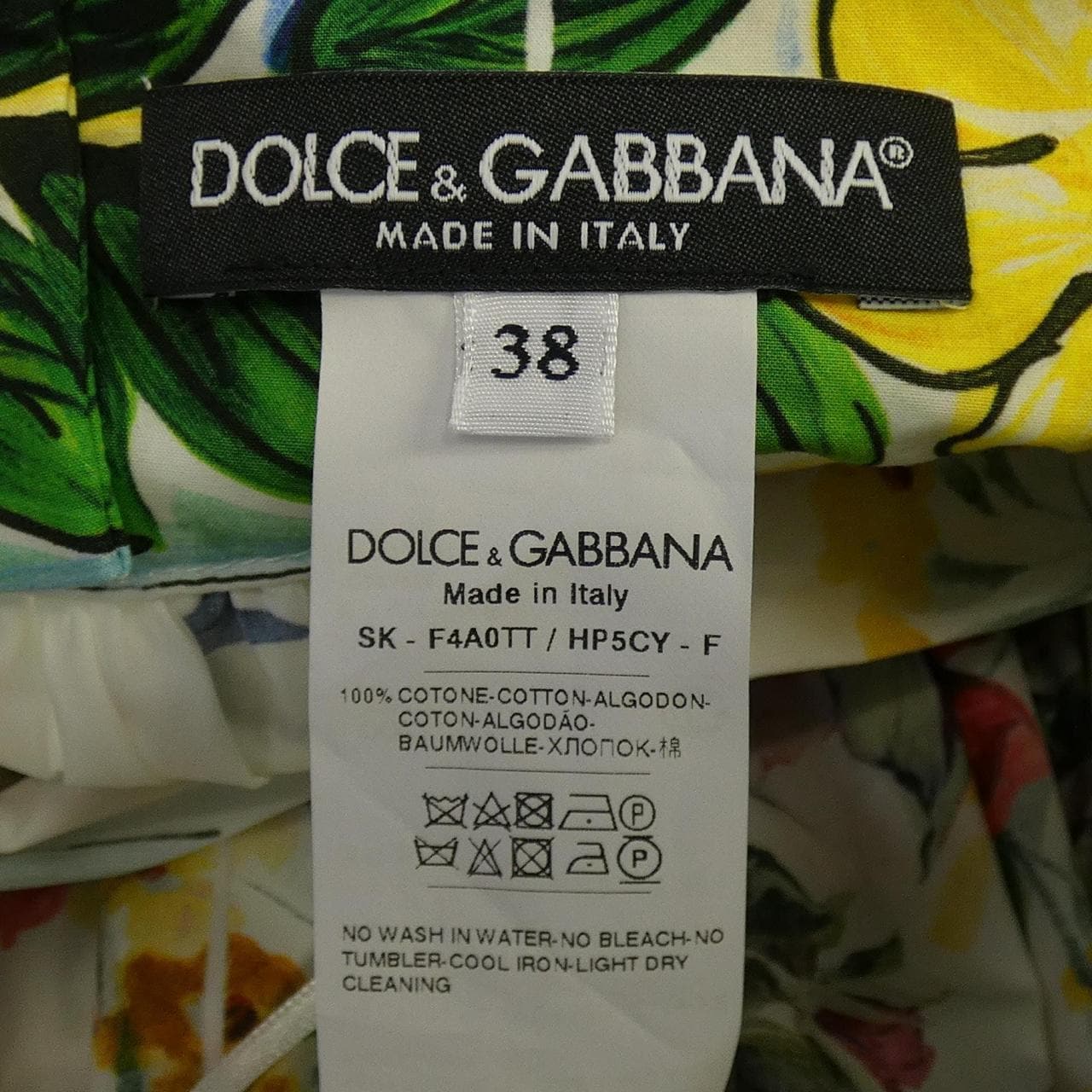 ドルチェアンドガッバーナ DOLCE&GABBANA F4A0TT　HP5CY スカート