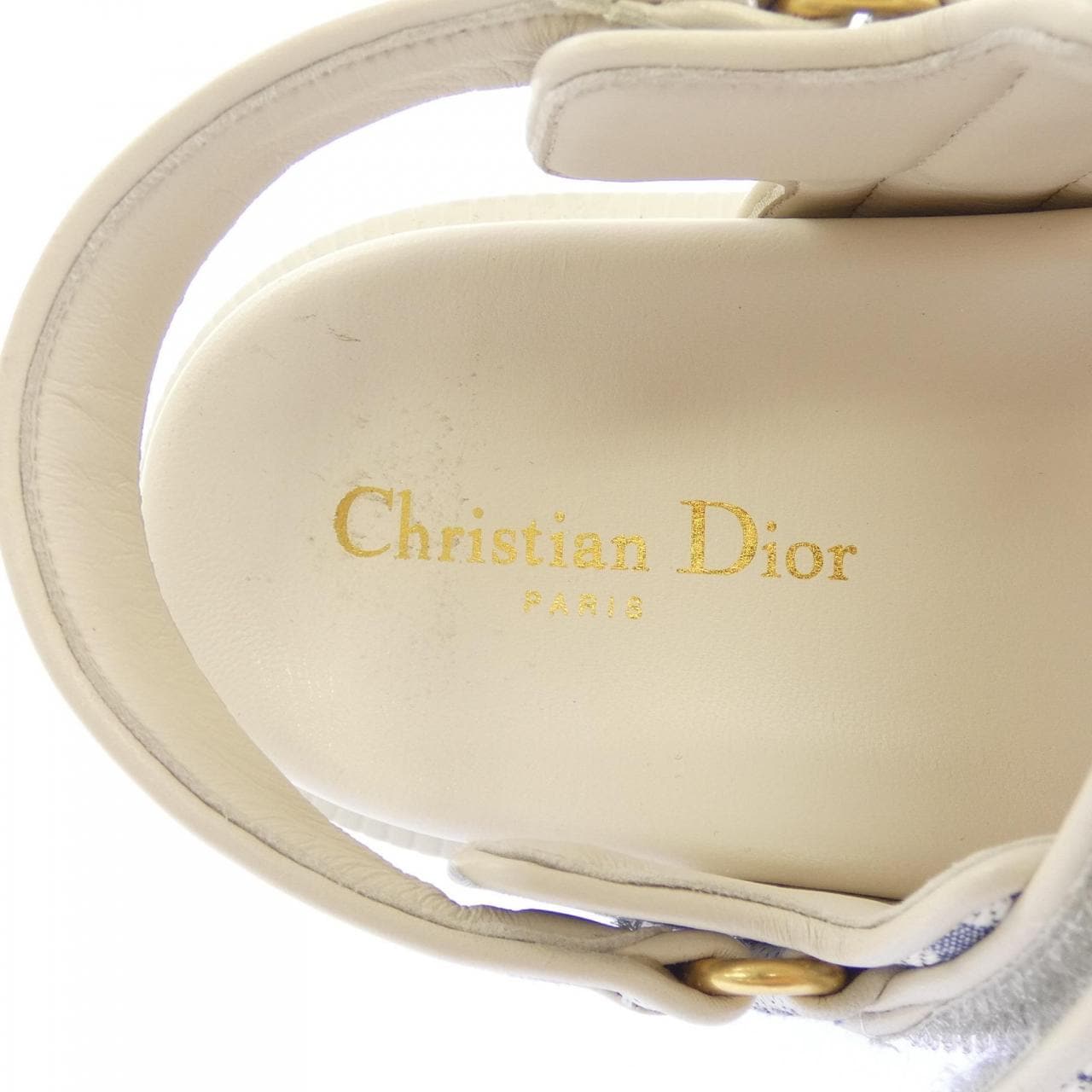 クリスチャンディオール CHRISTIAN DIOR DIORACT RAFFIA OBRIQUE KCO170ROJ サンダル