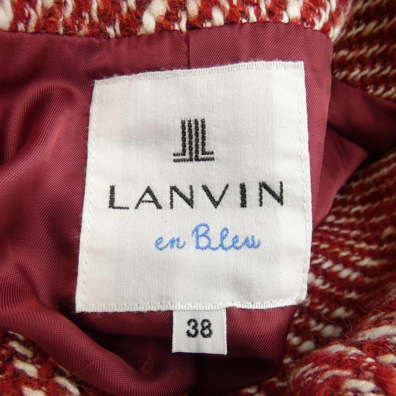 LANVIN on blue LANVIN en Bleu coat