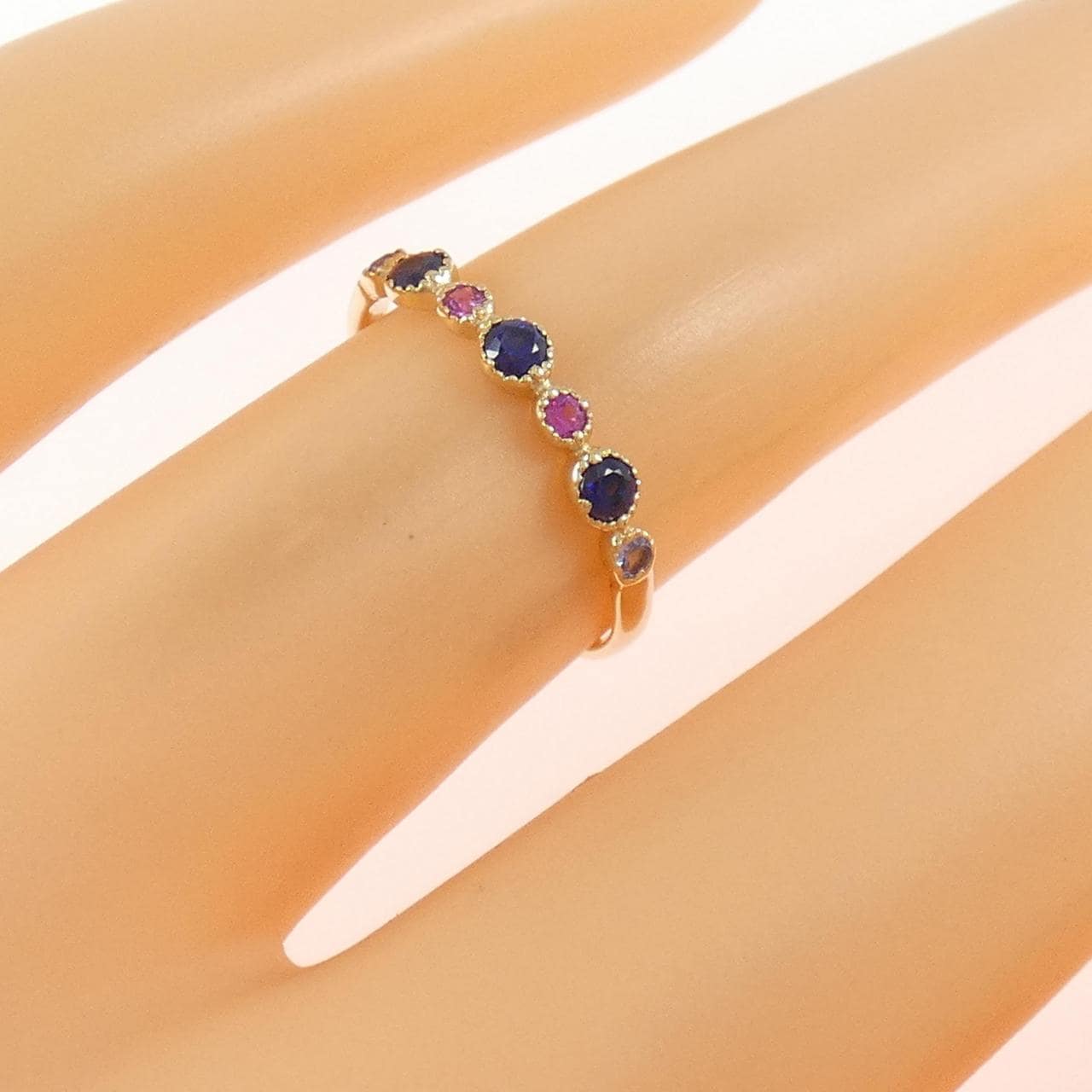 K10YG サファイヤ リング