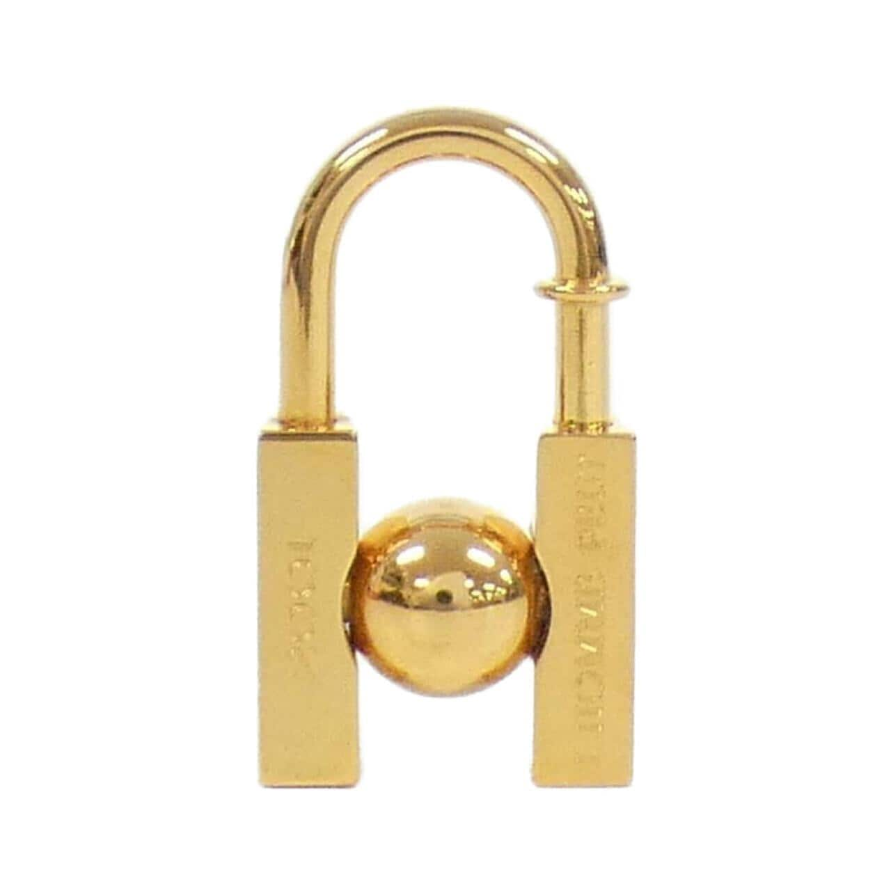 HERMES TERRE Padlock Keychain