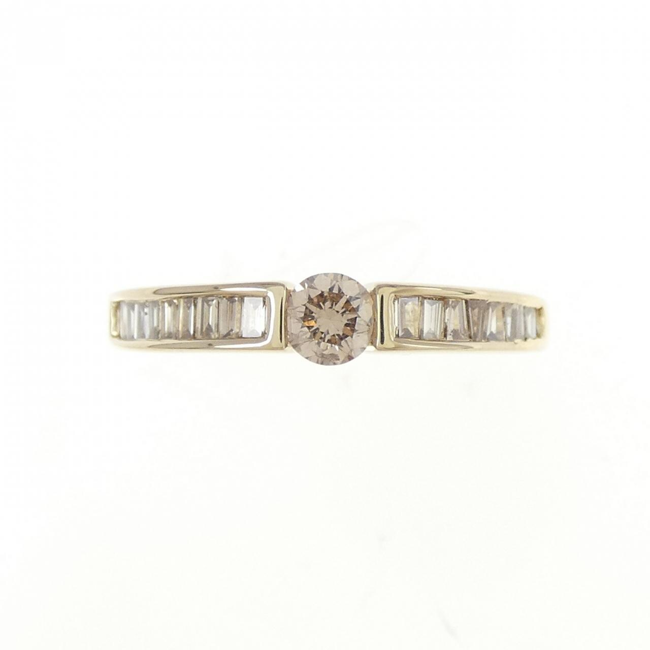 K18YG ダイヤモンド リング 0.18CT