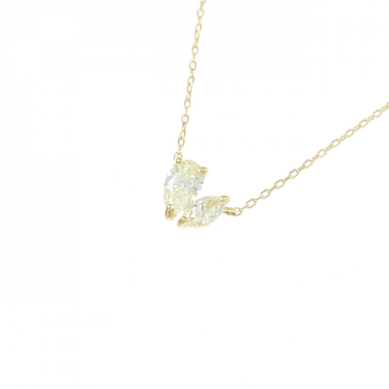 【新品】K18YG ダイヤモンド ネックレス 0.30CT