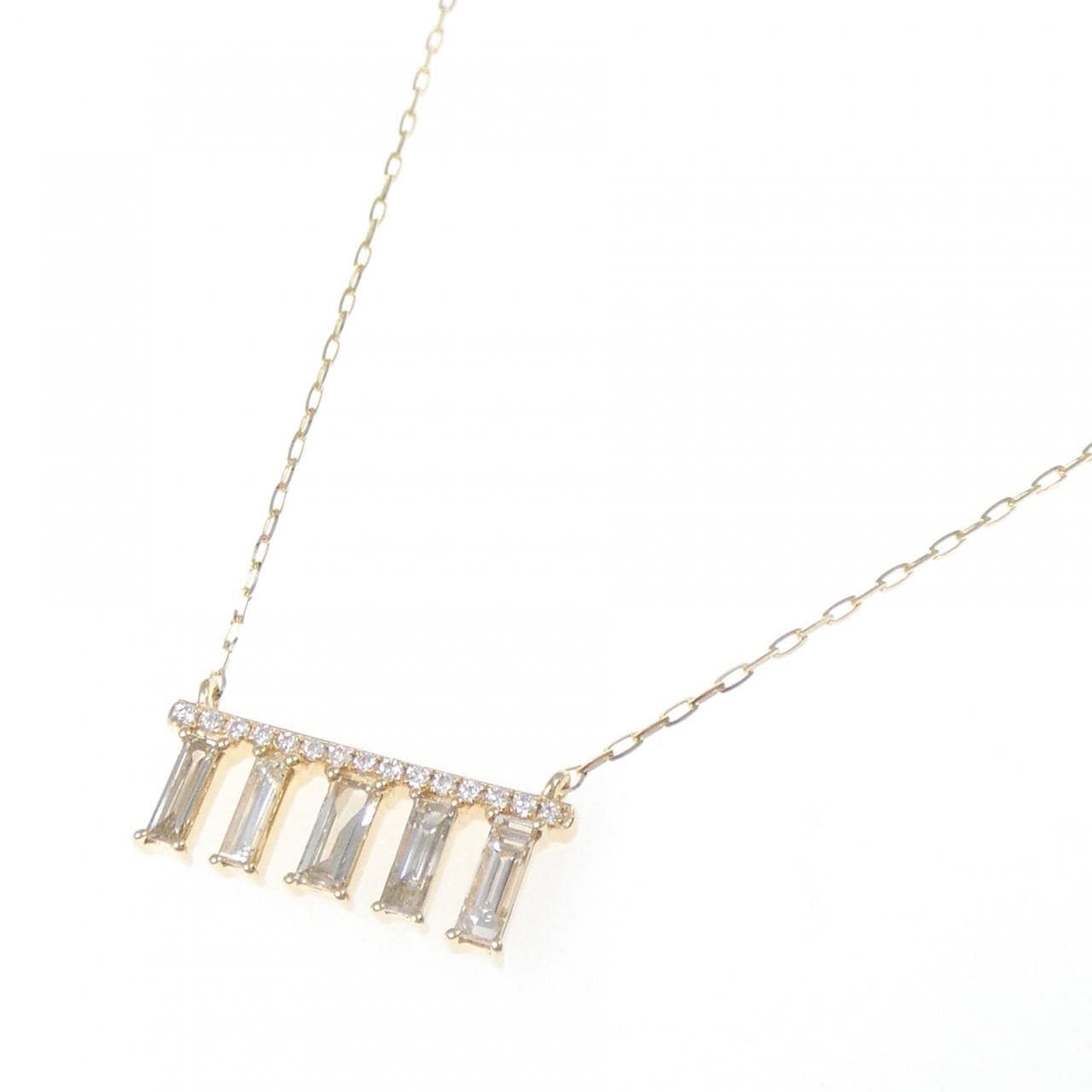 【新品】K18YG ダイヤモンド ネックレス 0.57CT