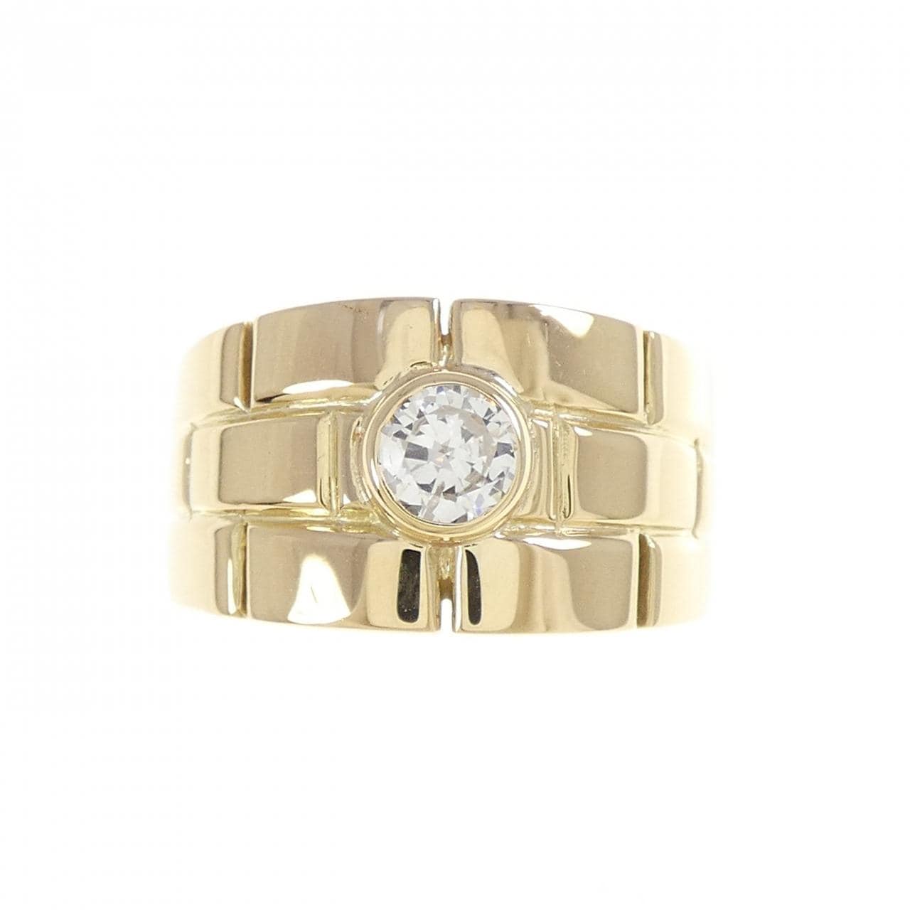 K18YG ダイヤモンド リング 0.32CT