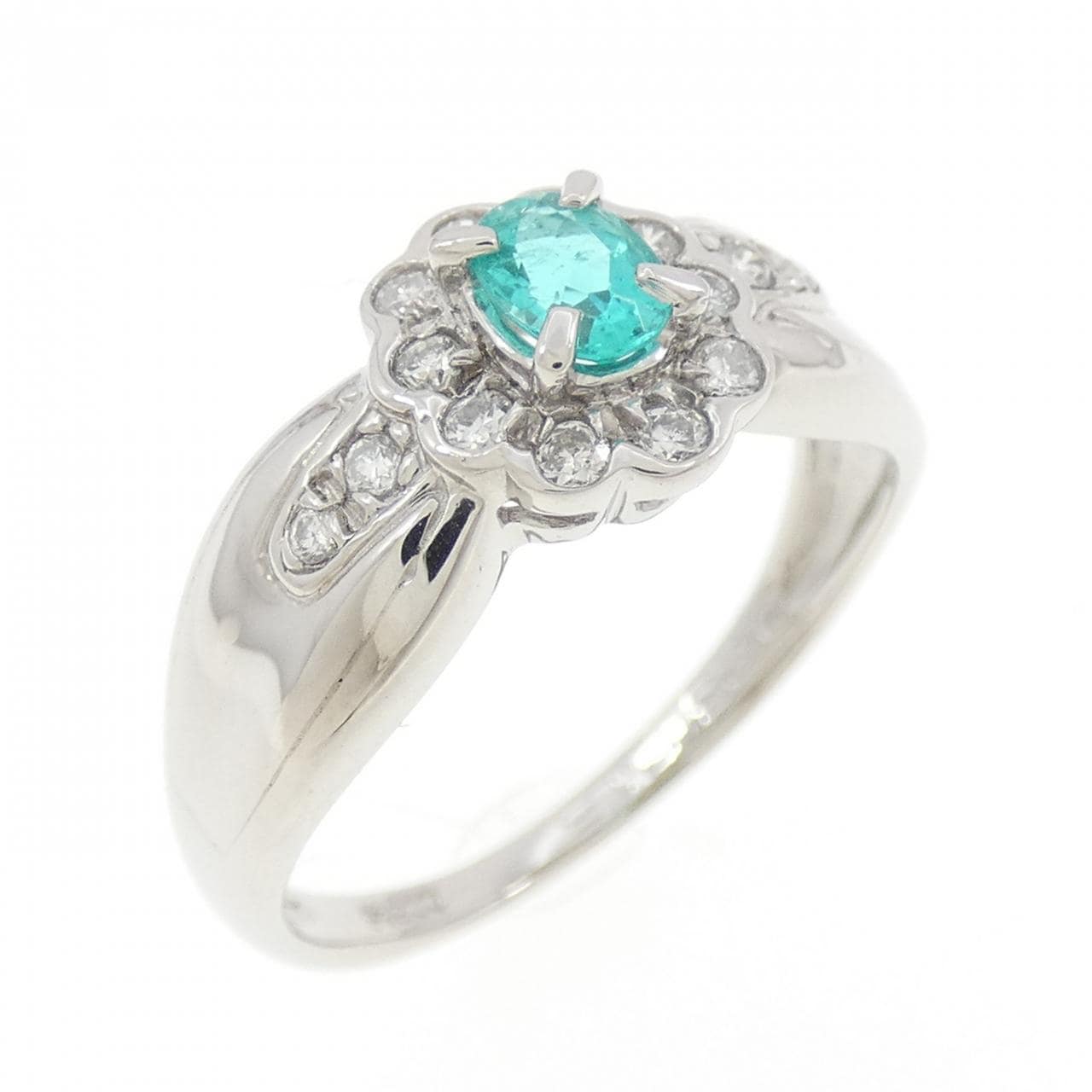 PT900 パライバトルマリン リング 0.23CT