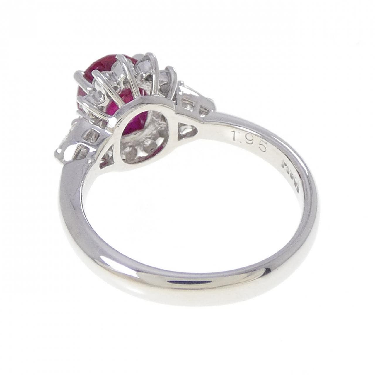 PT900 ルビー リング 1.95CT