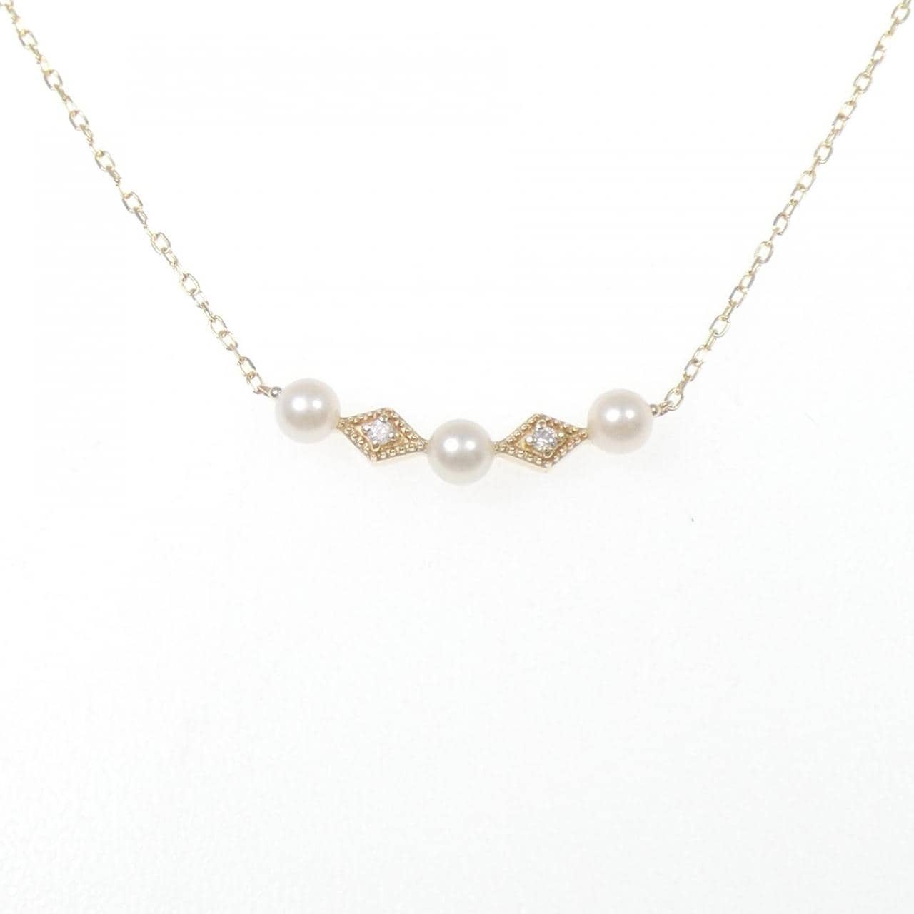 K10YG 淡水パール ネックレス