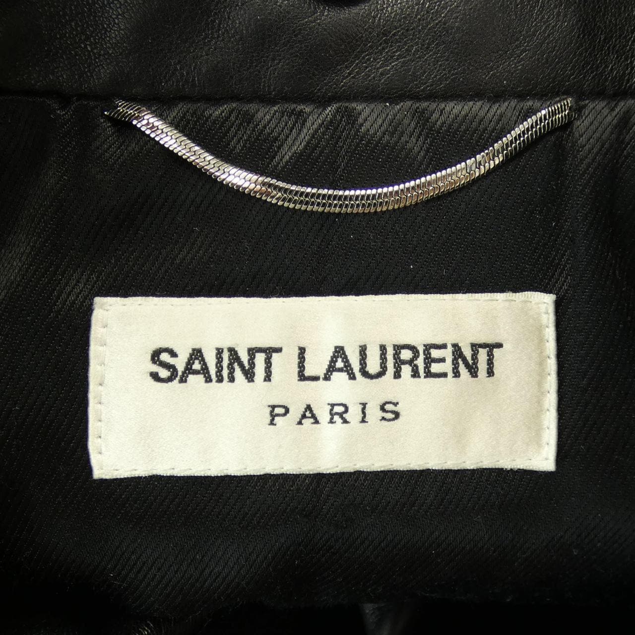 SAINT LAURENT SAINT LAURENT 皮革騎士夾克