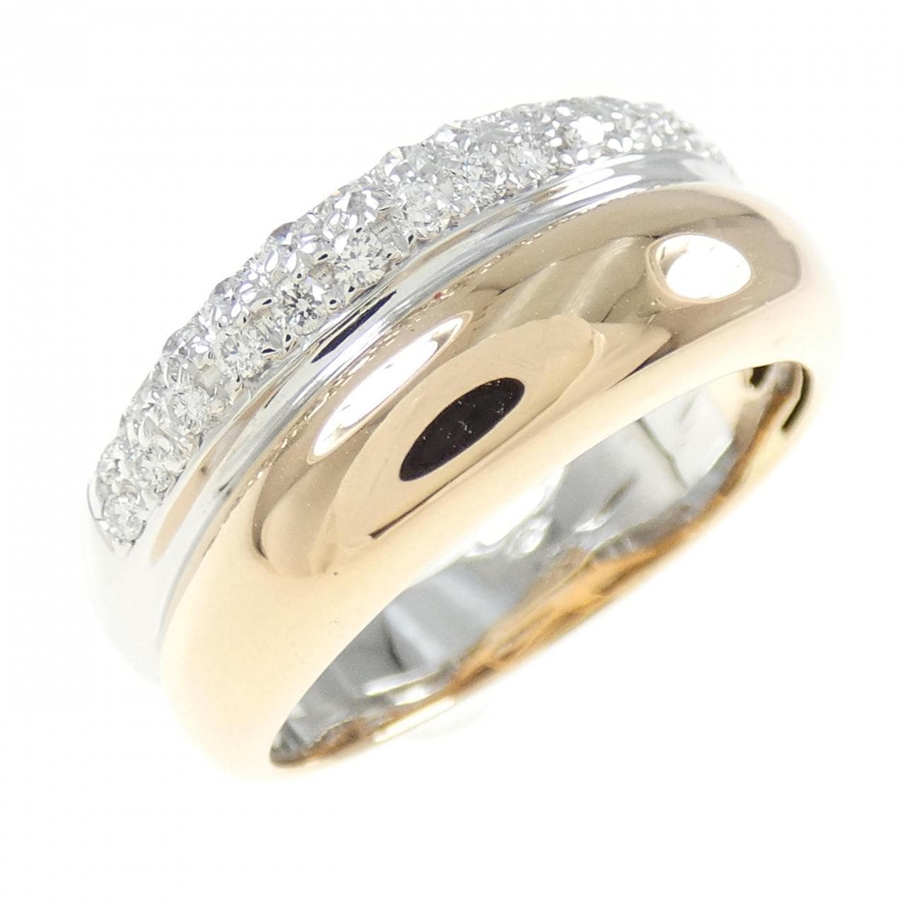 750PG/750WG鑽石戒指 0.35CT