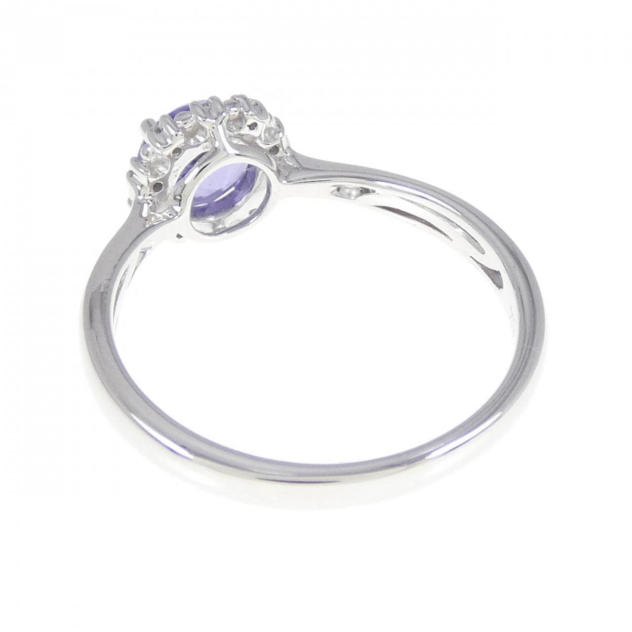 K18WG タンザナイト リング 0.80CT