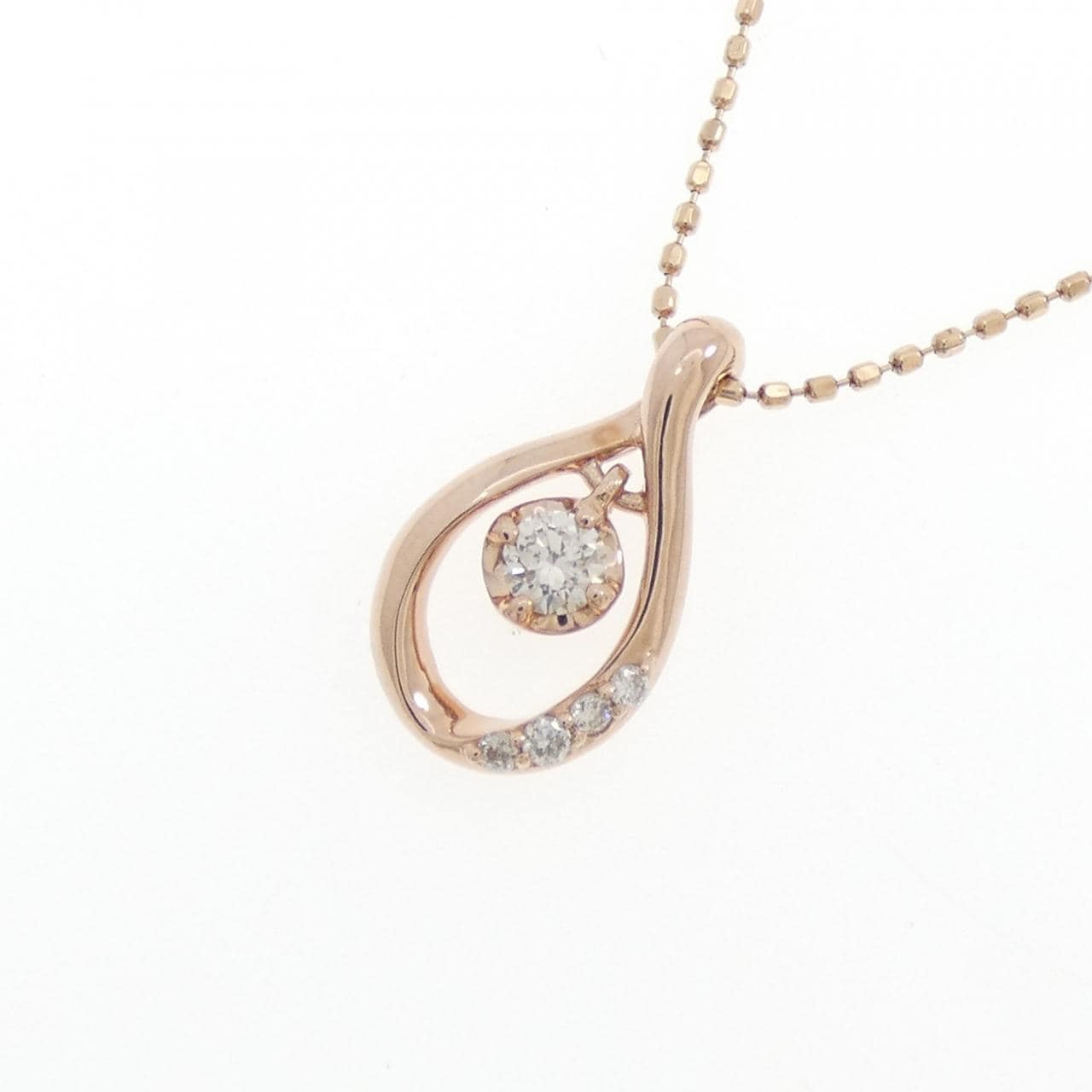 クミキョク ダイヤモンド ネックレス 0.18CT