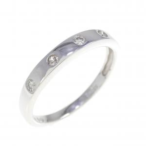 K18WG ダイヤモンド リング 0.10CT