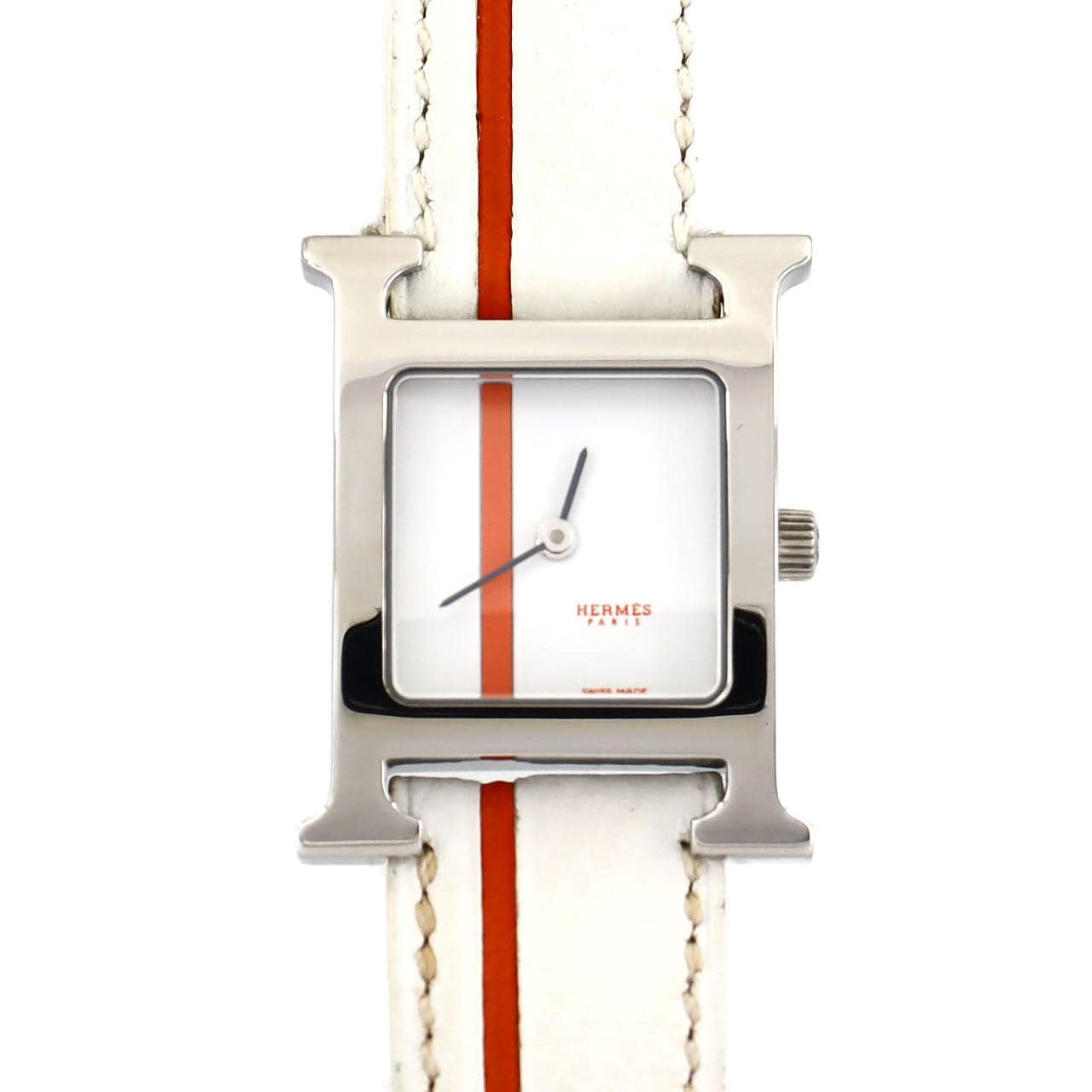 エルメス Hウォッチ HH1.210 クォーツ レディースバイセル腕時計