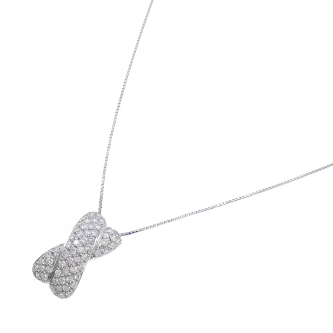 PT Pave Diamond Necklace 1.00CT