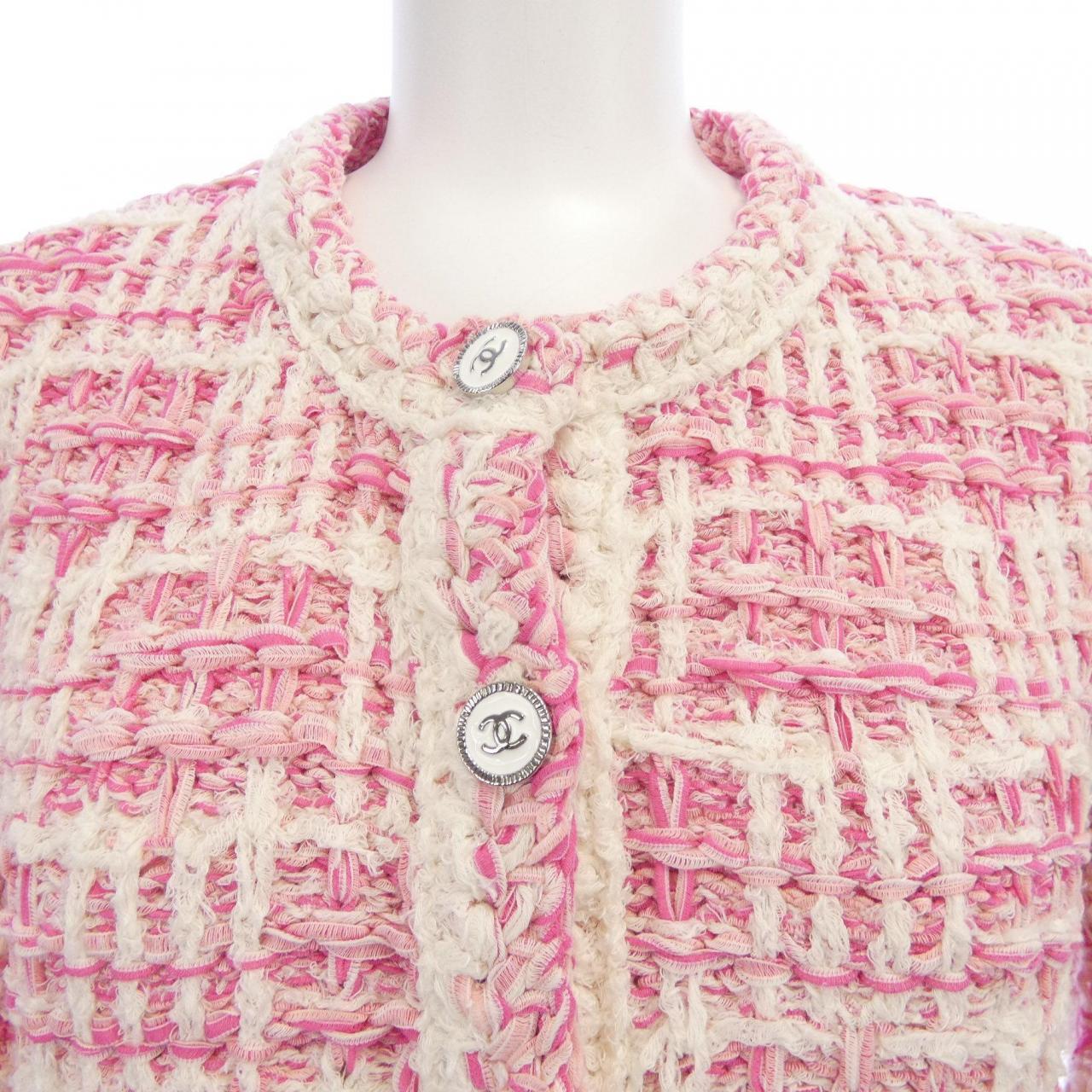 シャネル CHANEL ノーカラージャケット