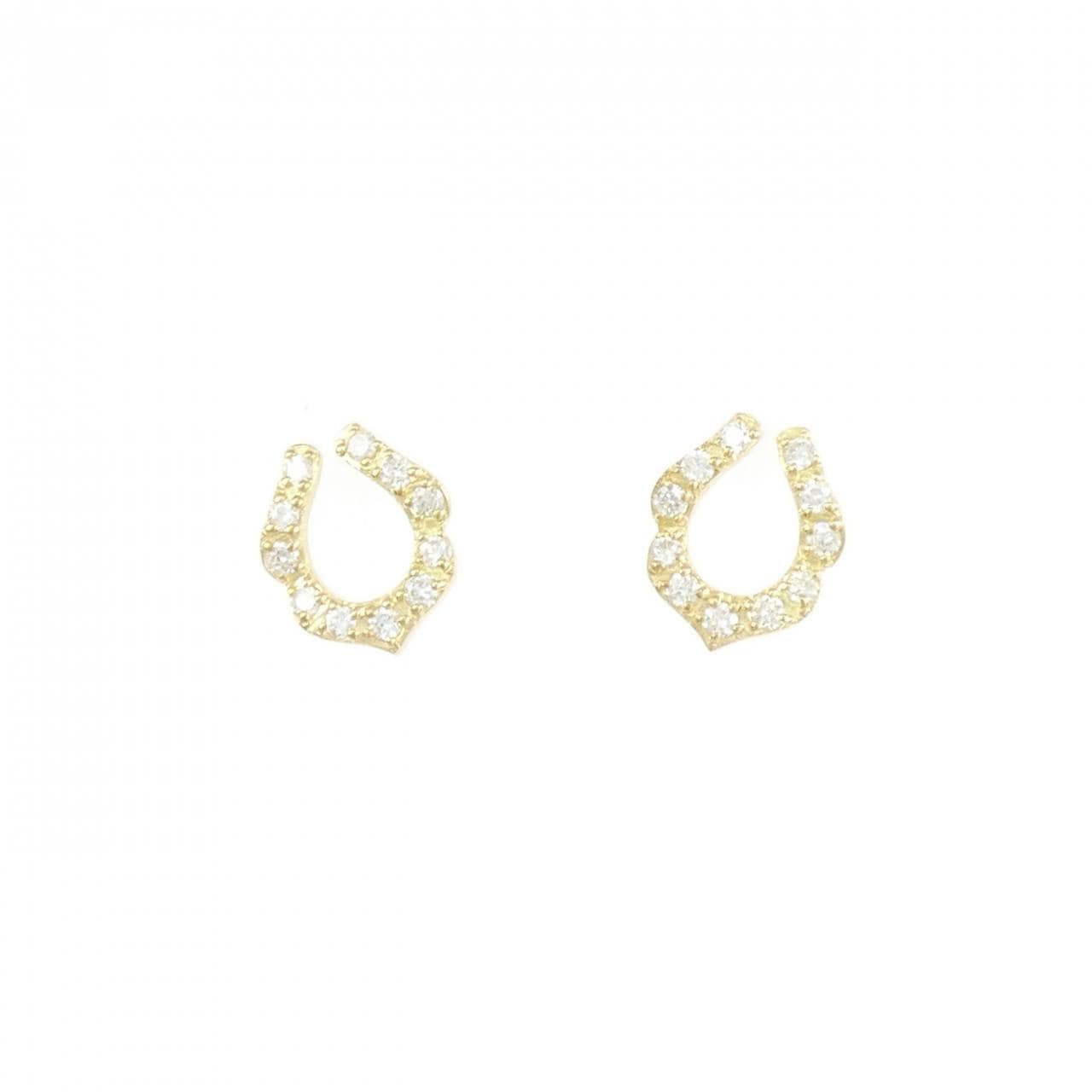 【リメイク】K18YG ダイヤモンド ピアス 0.20CT