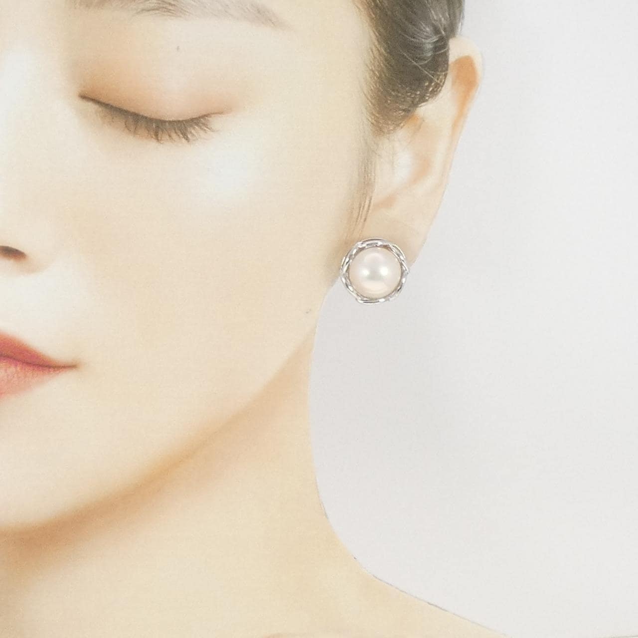 K14WG マベパール ピアス