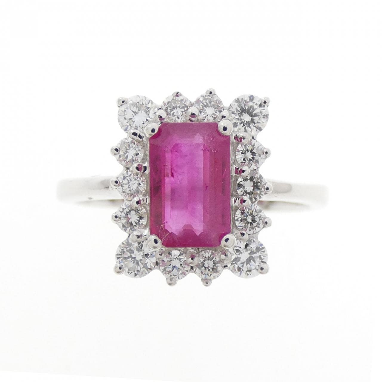 750WG ルビー リング 1.05CT