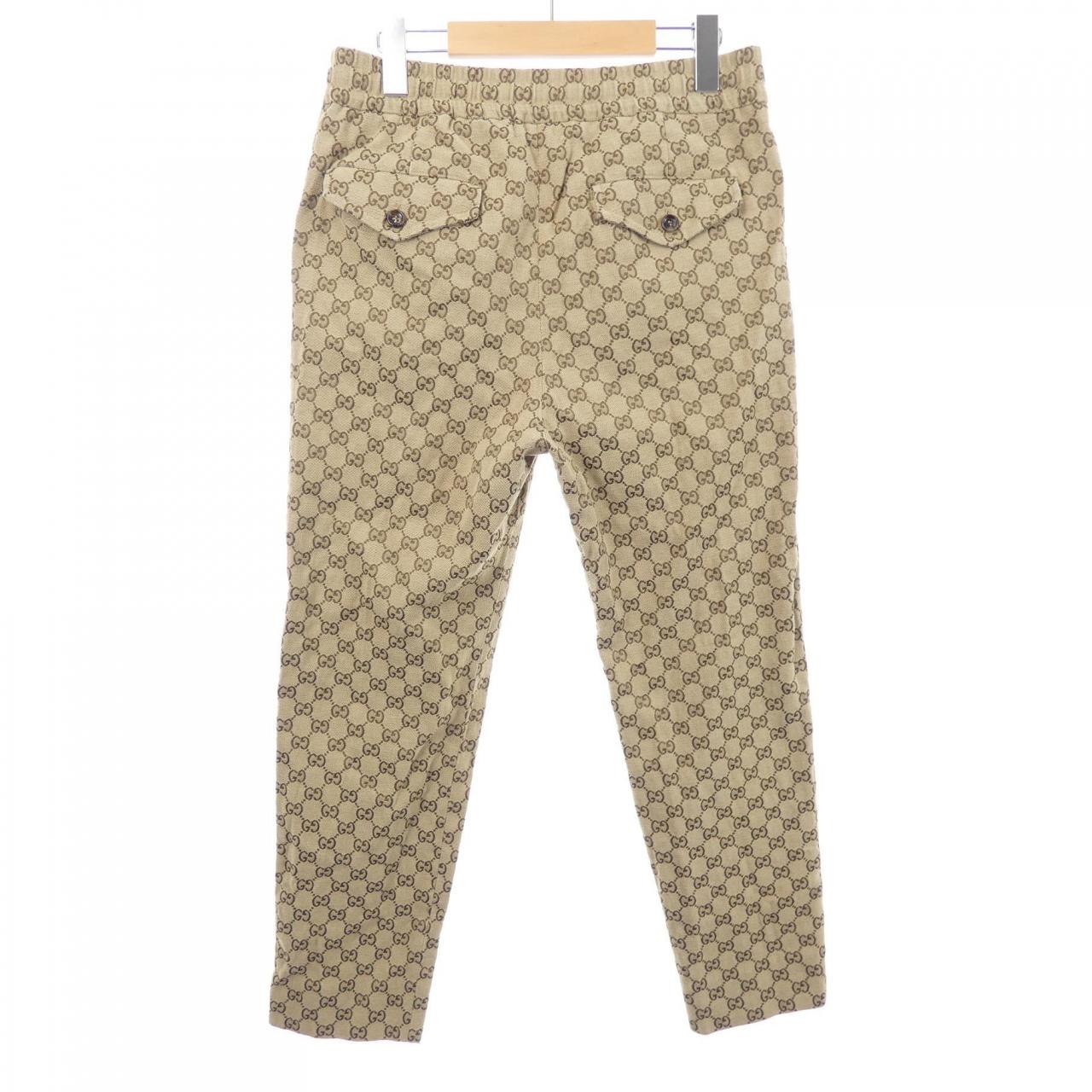 Gucci GUCCI GG帆佈慢跑褲569769 ZKU09褲子