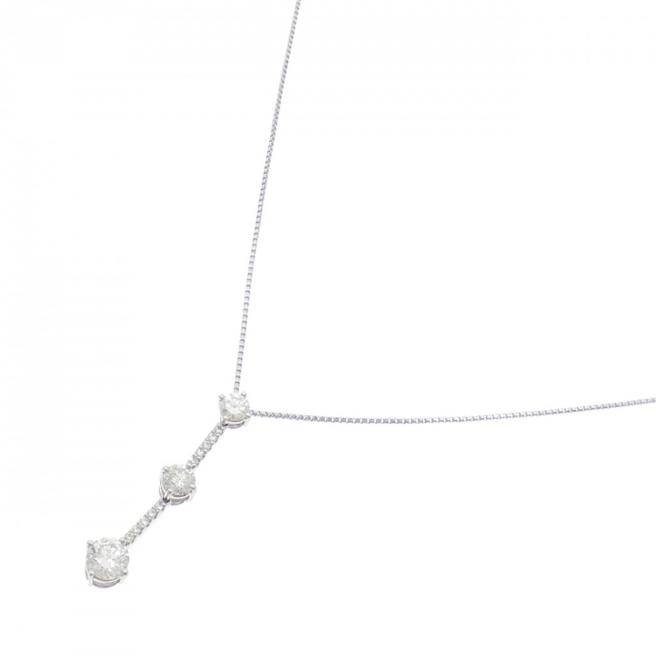 トリロジー ダイヤモンド ネックレス 0.70CT