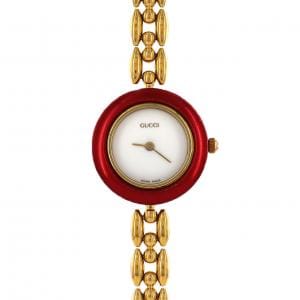 【ノーメンテナンス還元価格】グッチ チェンジリング GP Mサイズ 11/12.2 GP クォーツ