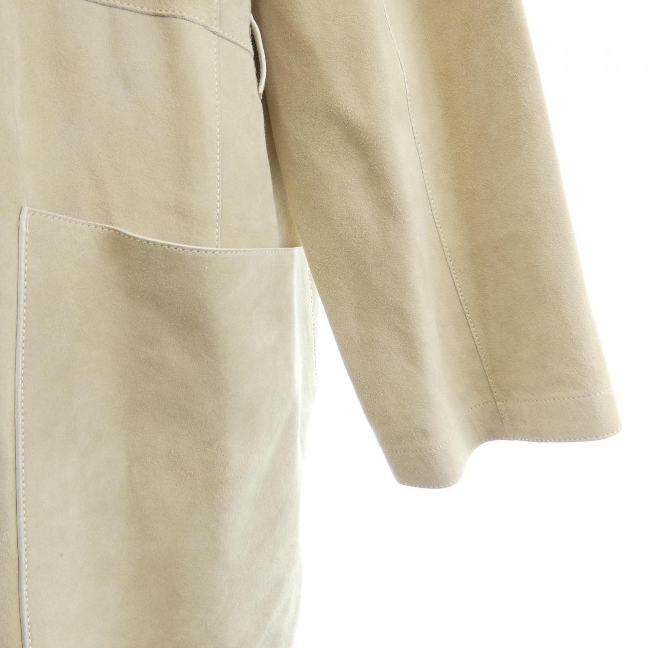 エルメス HERMES レザーコート