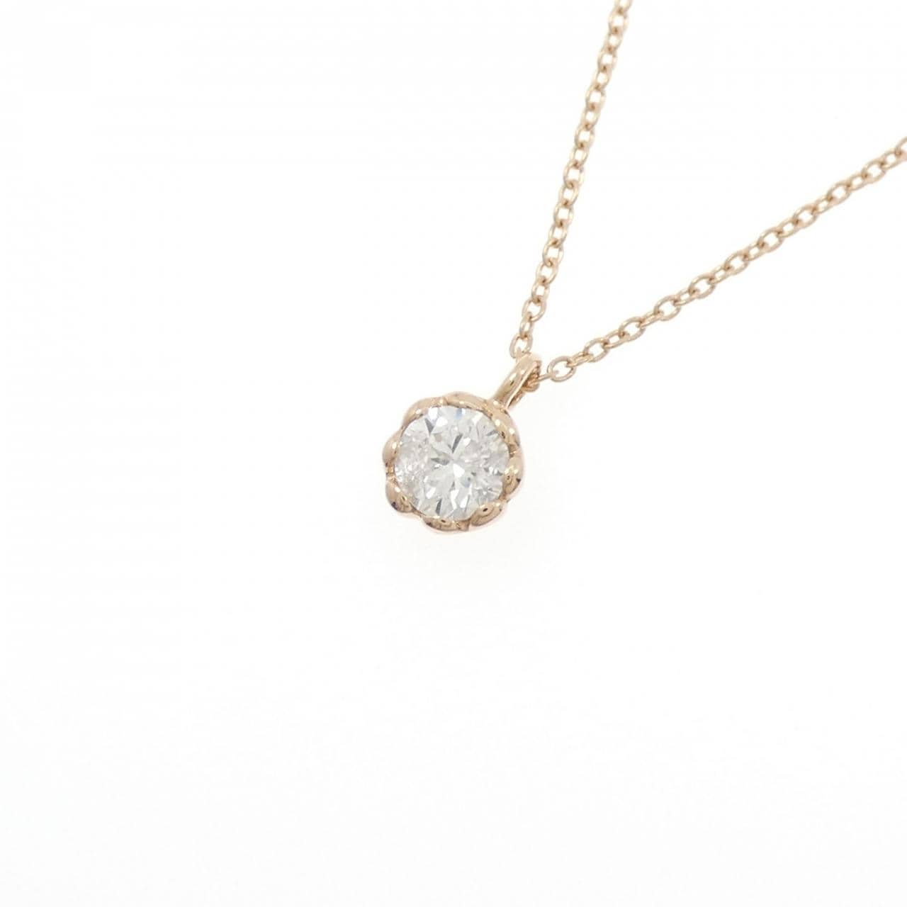 K18PG ダイヤモンド ネックレス 0.30CT