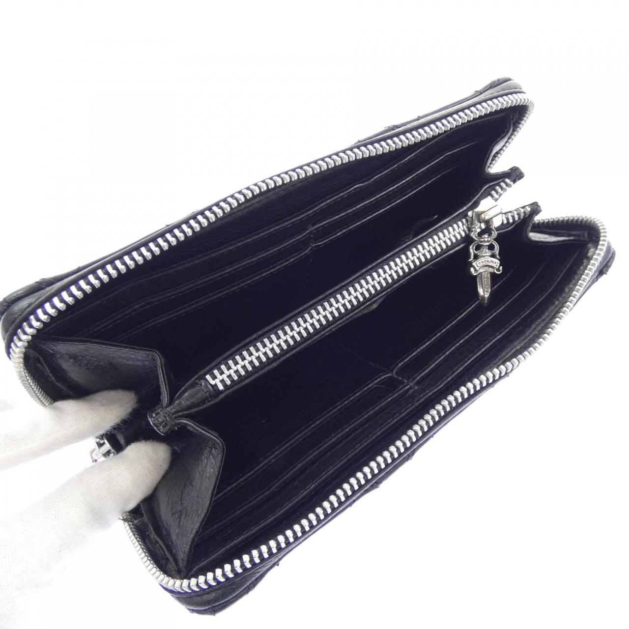 クロムハーツ CHROME HEARTS REC F ZIP CEME QWLT　レックセメタリーキルティング 2246 304 0620 0900 WALLET