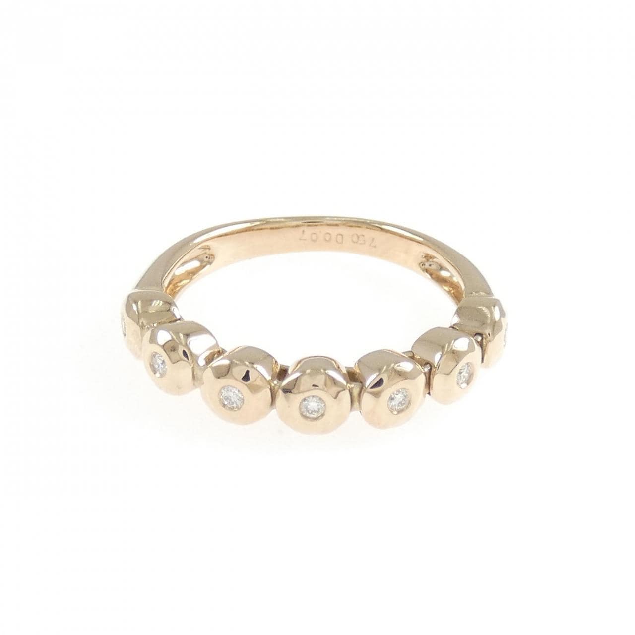 750PG ダイヤモンド リング 0.07CT