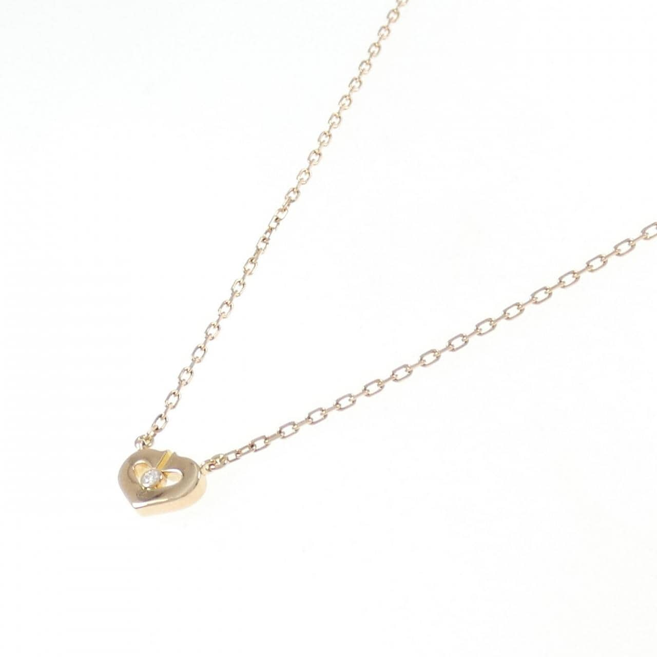 Cartier C heart small necklace