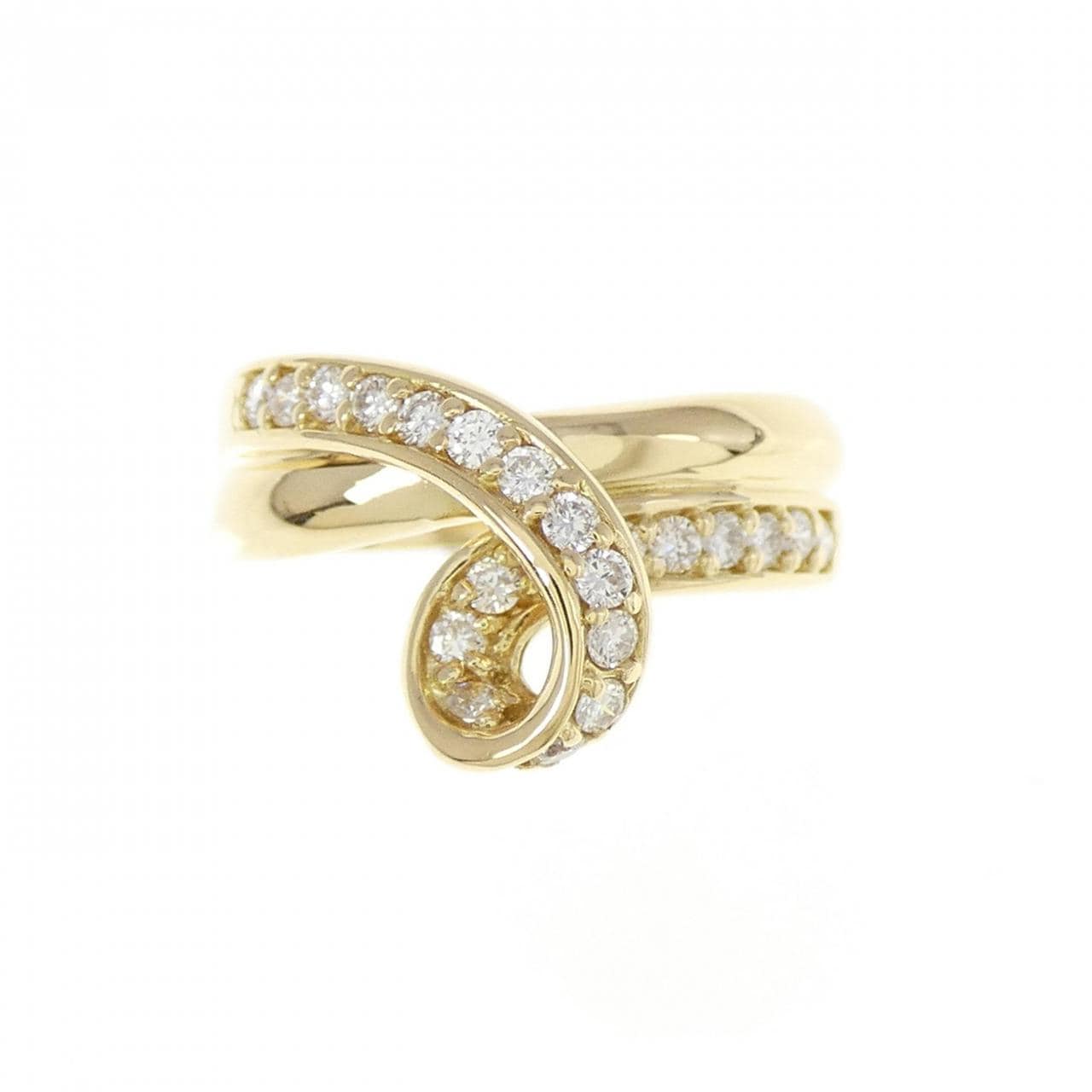 K18YG ダイヤモンド リング 0.23CT