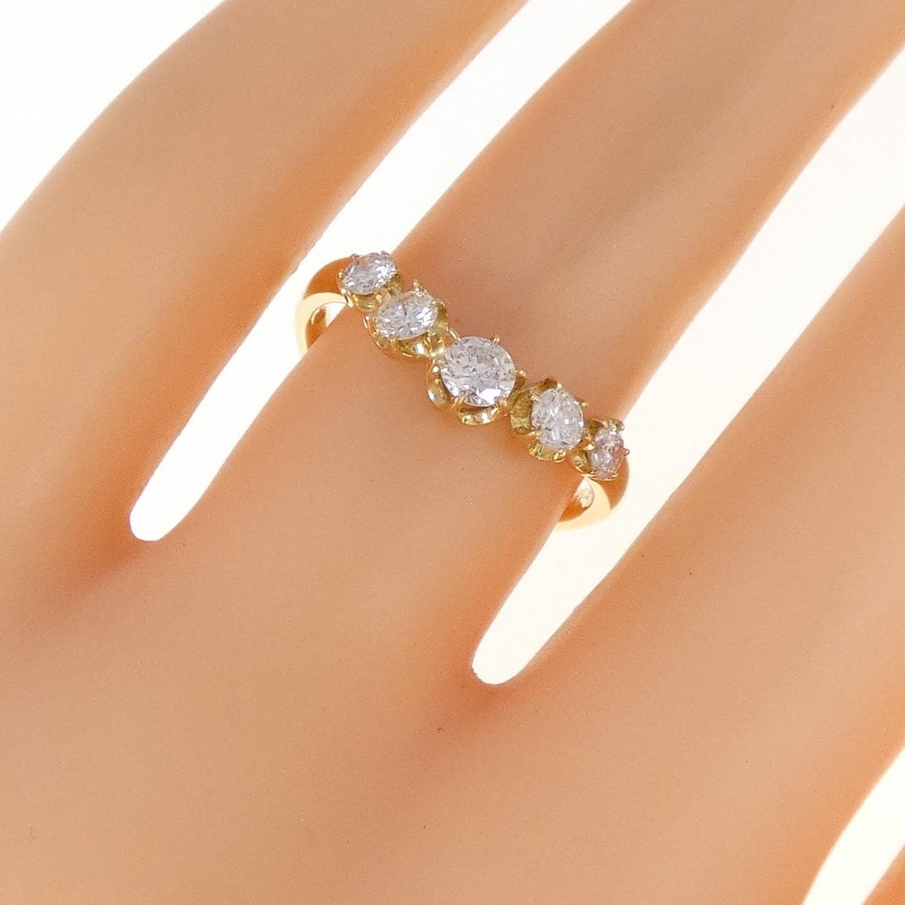 K18YG ダイヤモンド リング 0.50CT