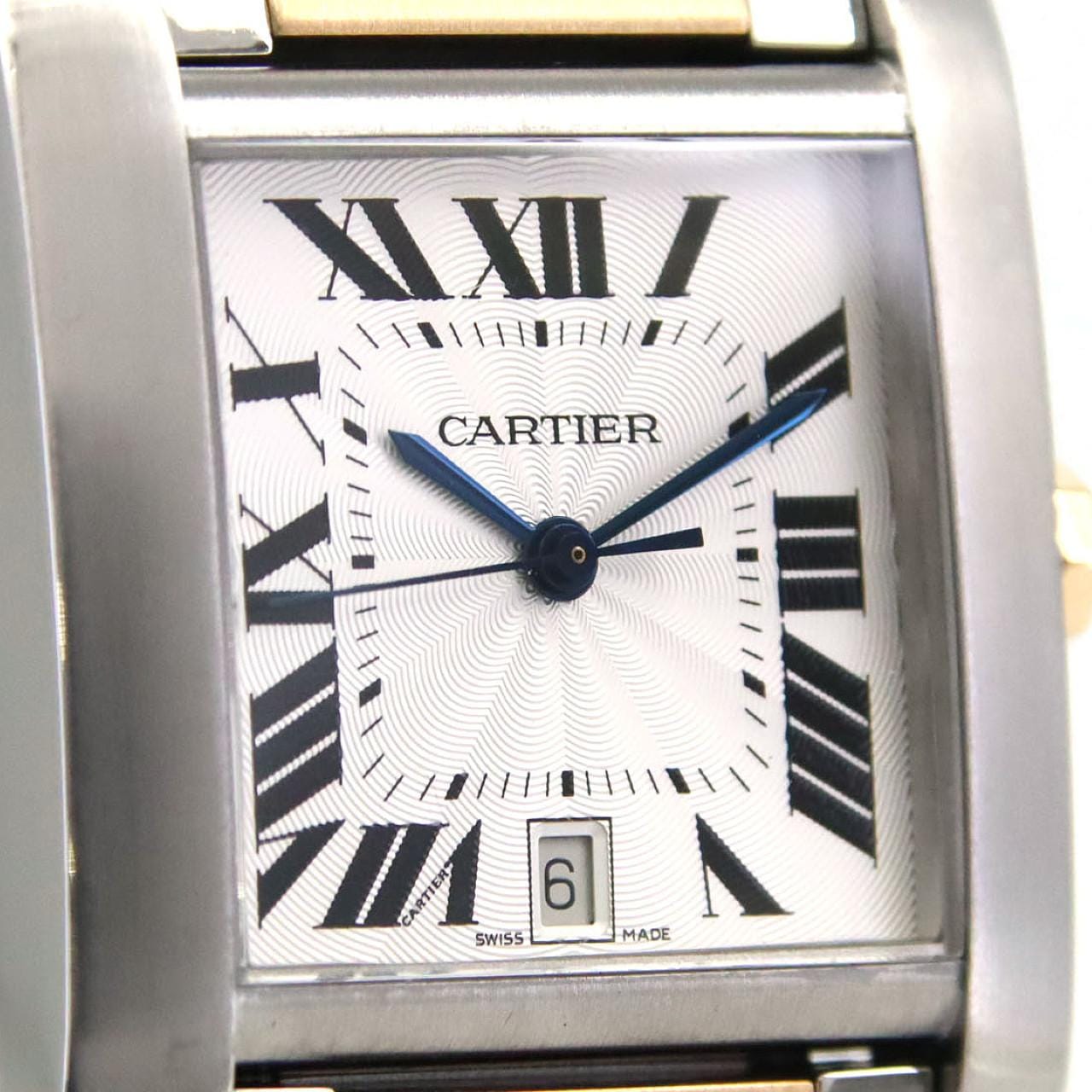 カルティエ タンクフランセーズLM コンビ W51005Q4 SSxYG 自動巻