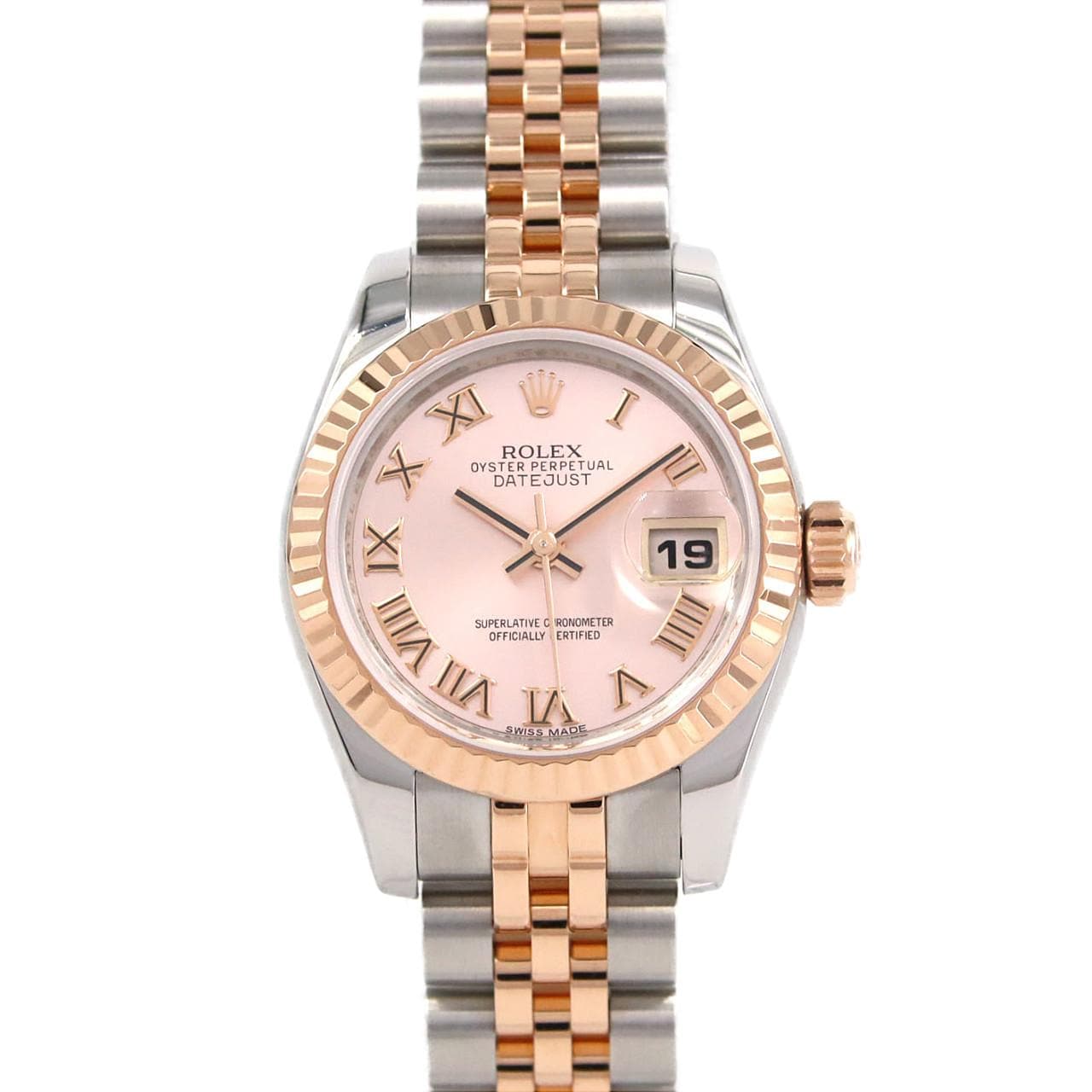 ロレックス デイトジャスト 179171 SSxPG 自動巻 ランダム番