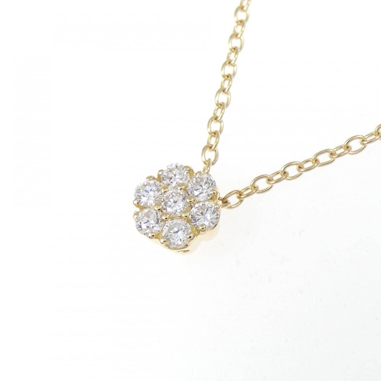 ポンテヴェキオ フラワー ネックレス 0.14CT