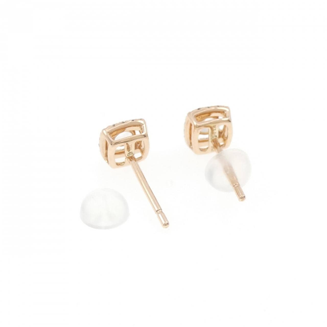 750PG ダイヤモンド ピアス 0.30CT