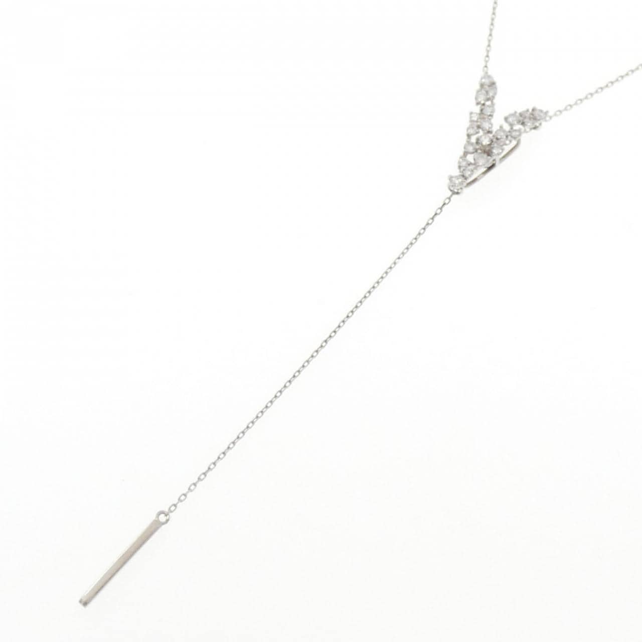 PT900/PT850 ダイヤモンド ネックレス 0.37CT
