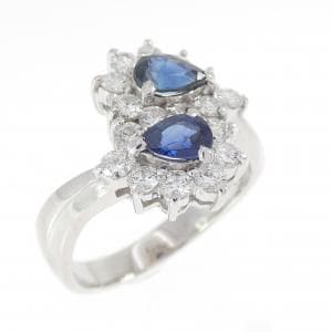 PT900 サファイヤ リング 0.68CT