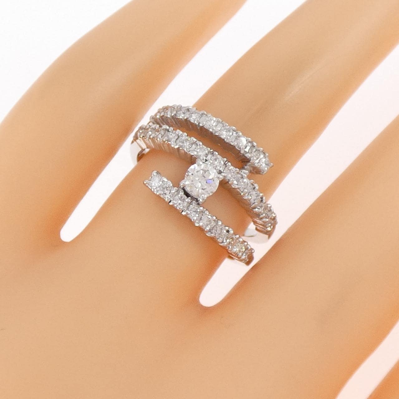 PT900 ダイヤモンド リング 1.23CT