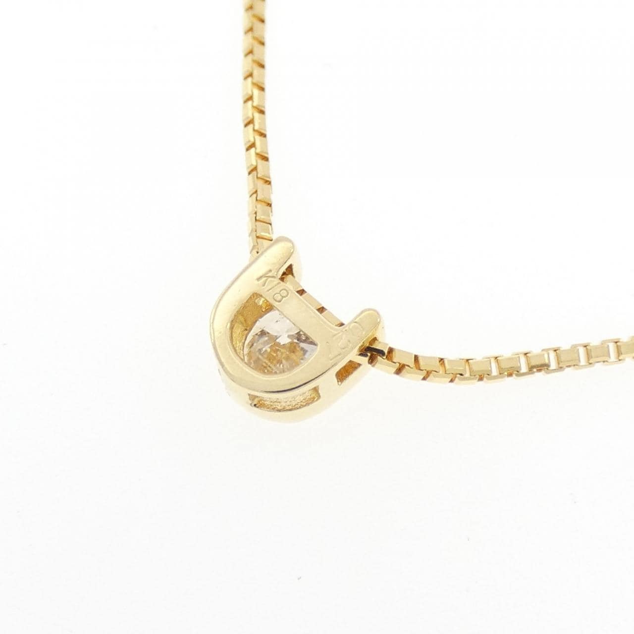 K18YG ダイヤモンド ネックレス 0.27CT