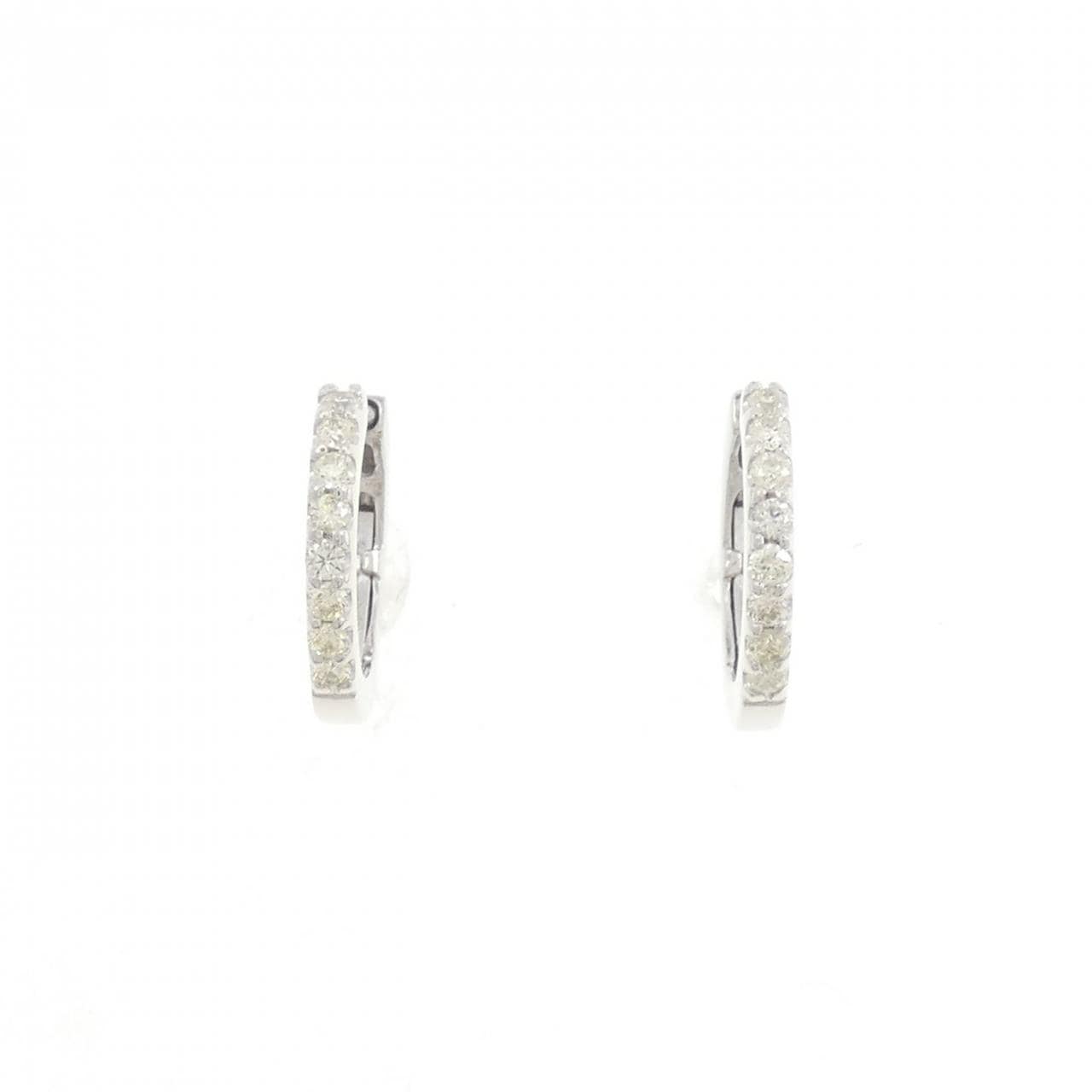 K18WG ダイヤモンド ピアス 0.20CT