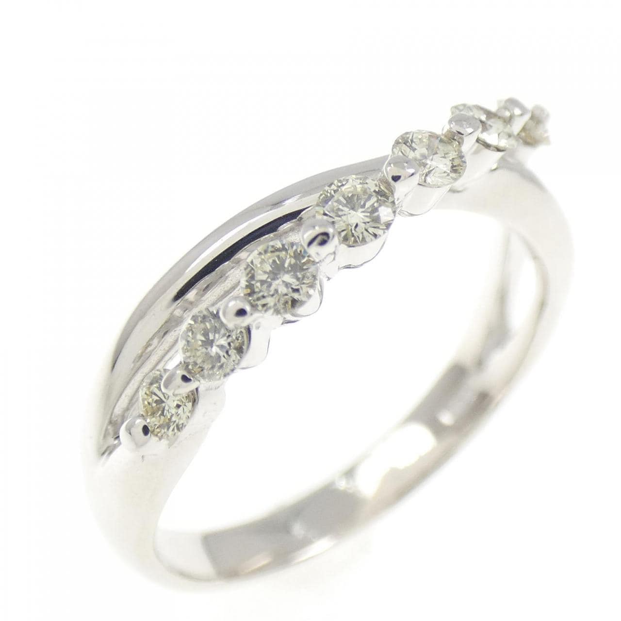 K18WG ダイヤモンド リング 0.30CT