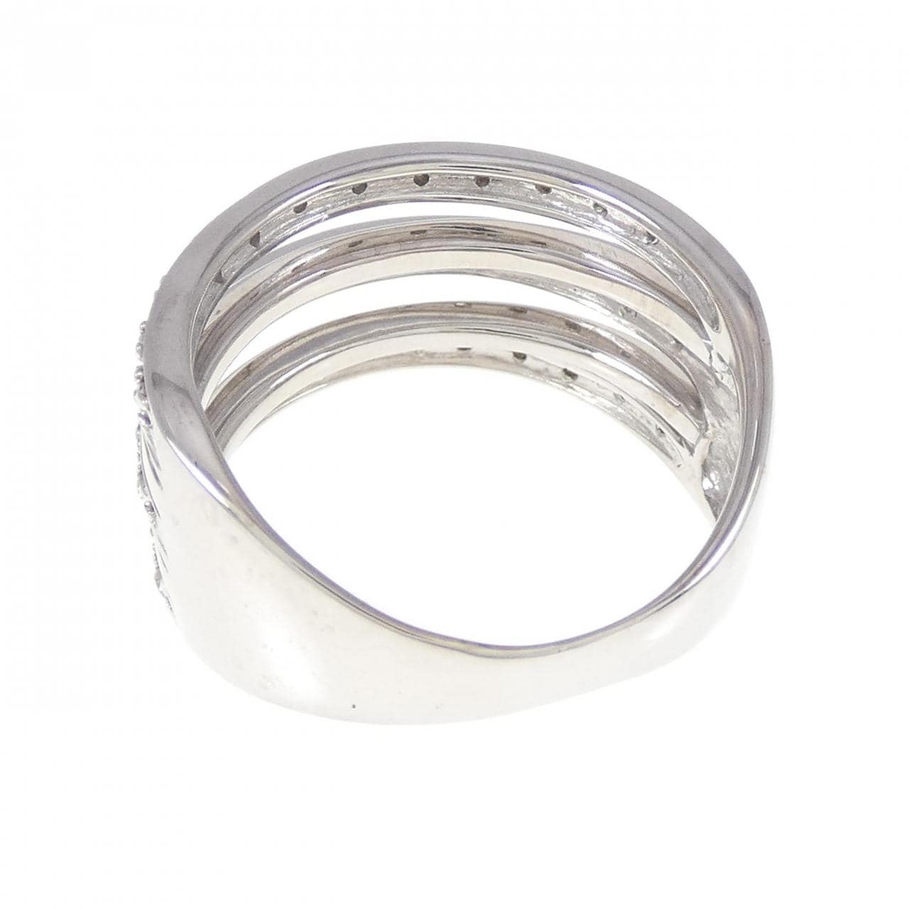 K18WG ダイヤモンド リング 0.30CT